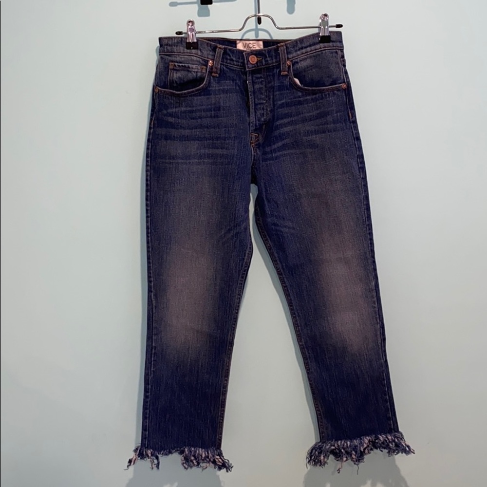 Vice Denim Fray Milf Jeans